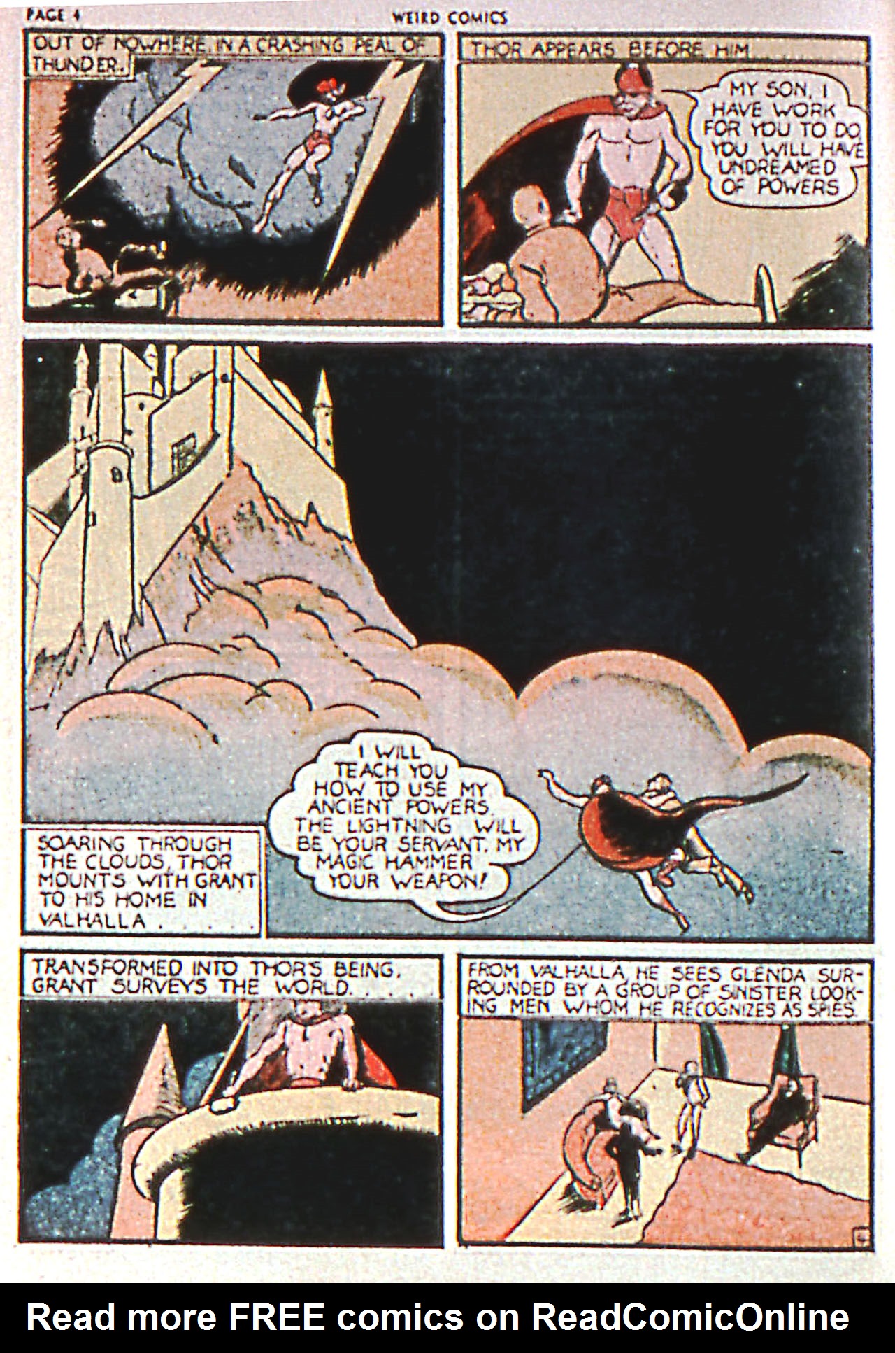 Read online Weird Comics comic -  Issue #1 - 6