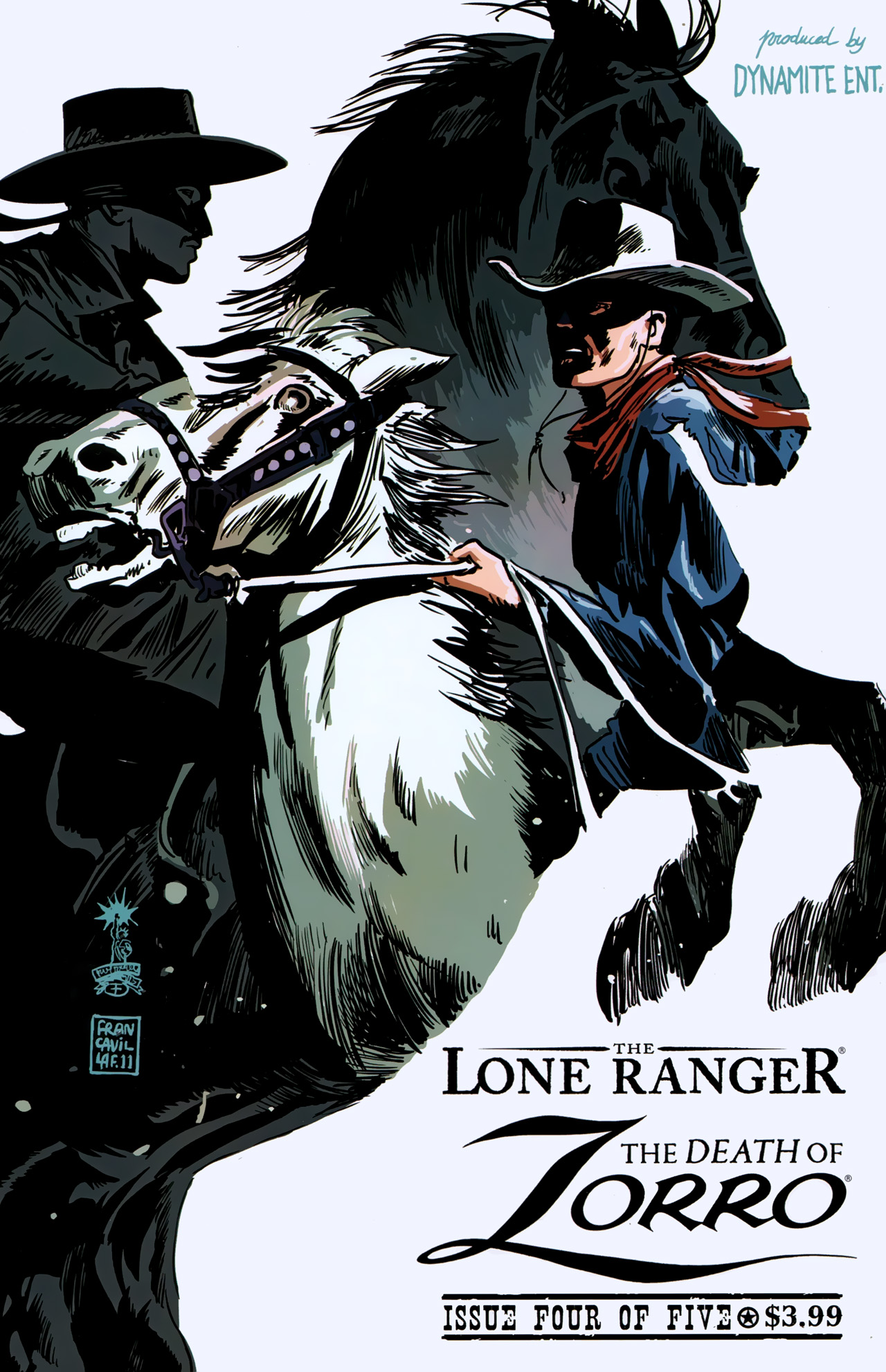 Read online The Lone Ranger & Zorro: The Death of Zorro comic -  Issue #4 - 1