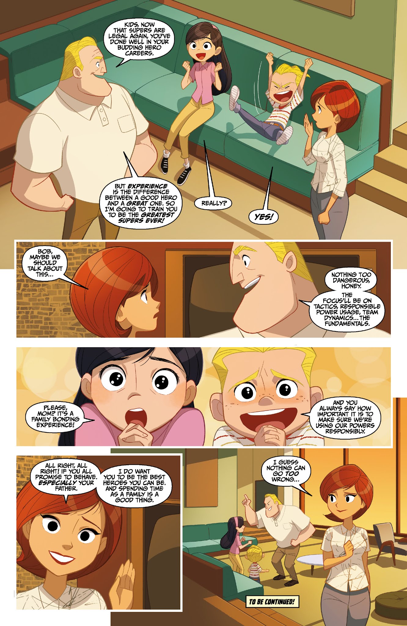 Read online Disney / Pixar The Incredibles 2: Crisis In Mid-Life! & Other Stories comic -  Issue #1 - 14