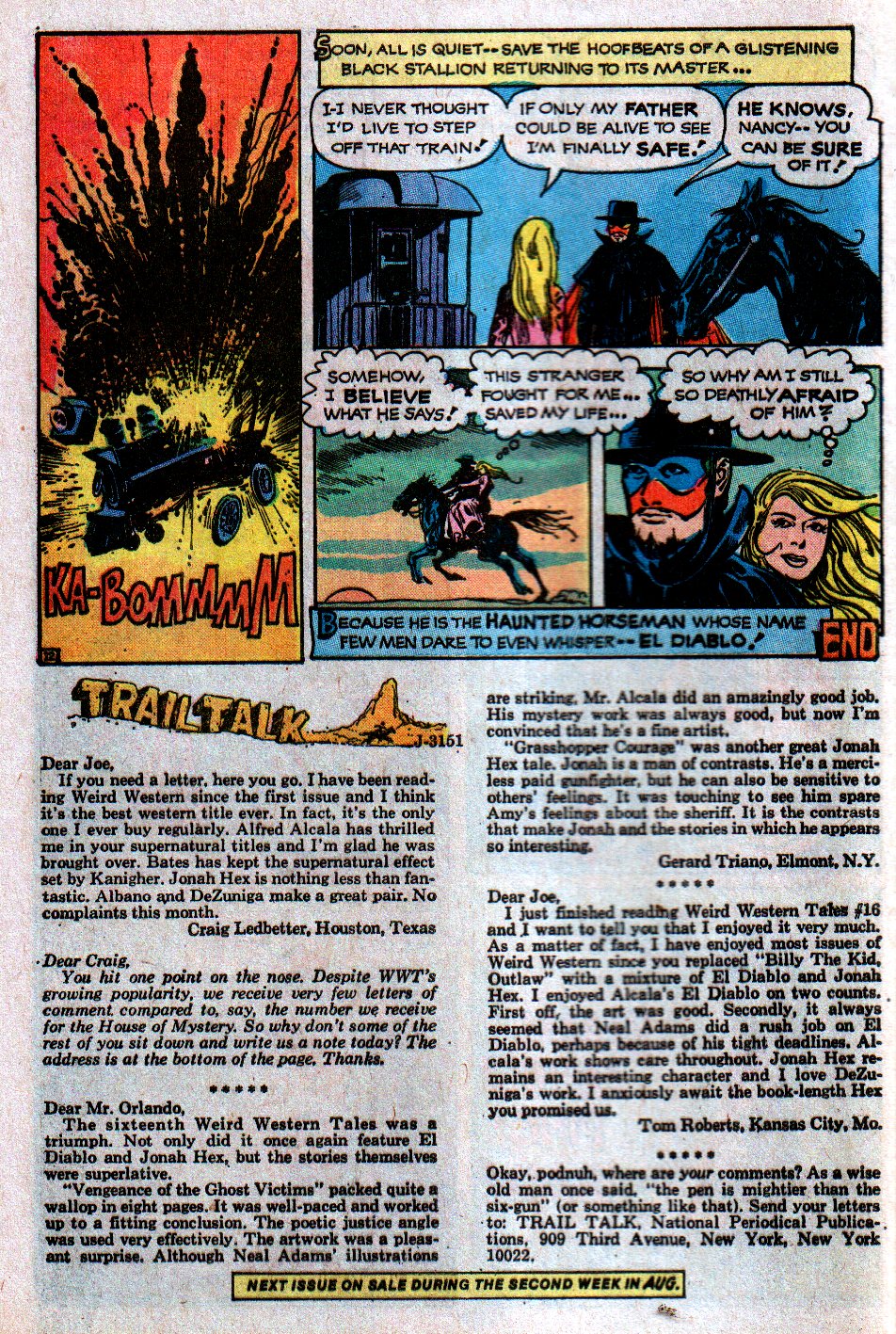 Read online Weird Western Tales (1972) comic -  Issue #19 - 25