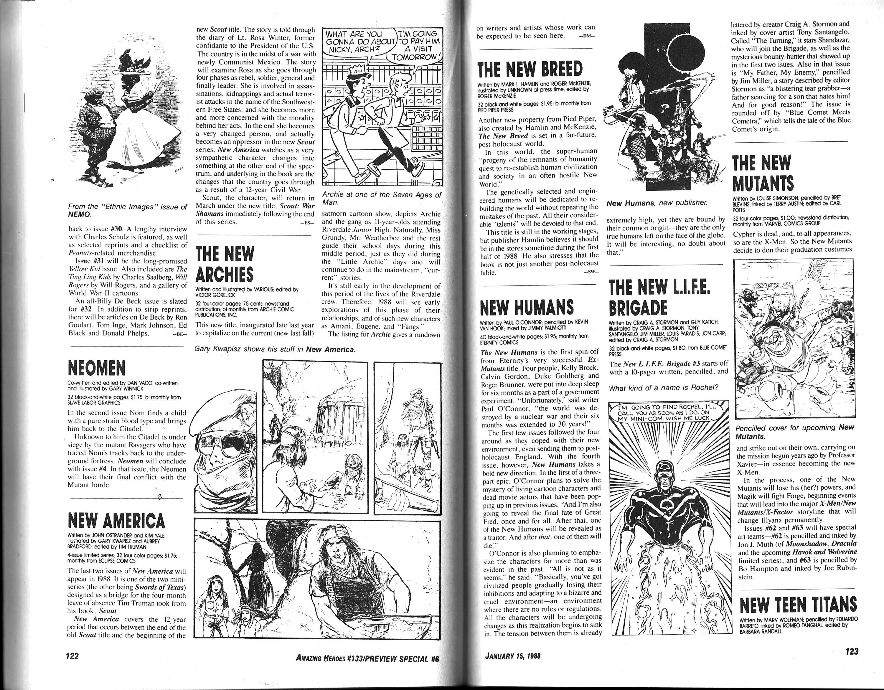 Read online Amazing Heroes comic -  Issue #133 - 63