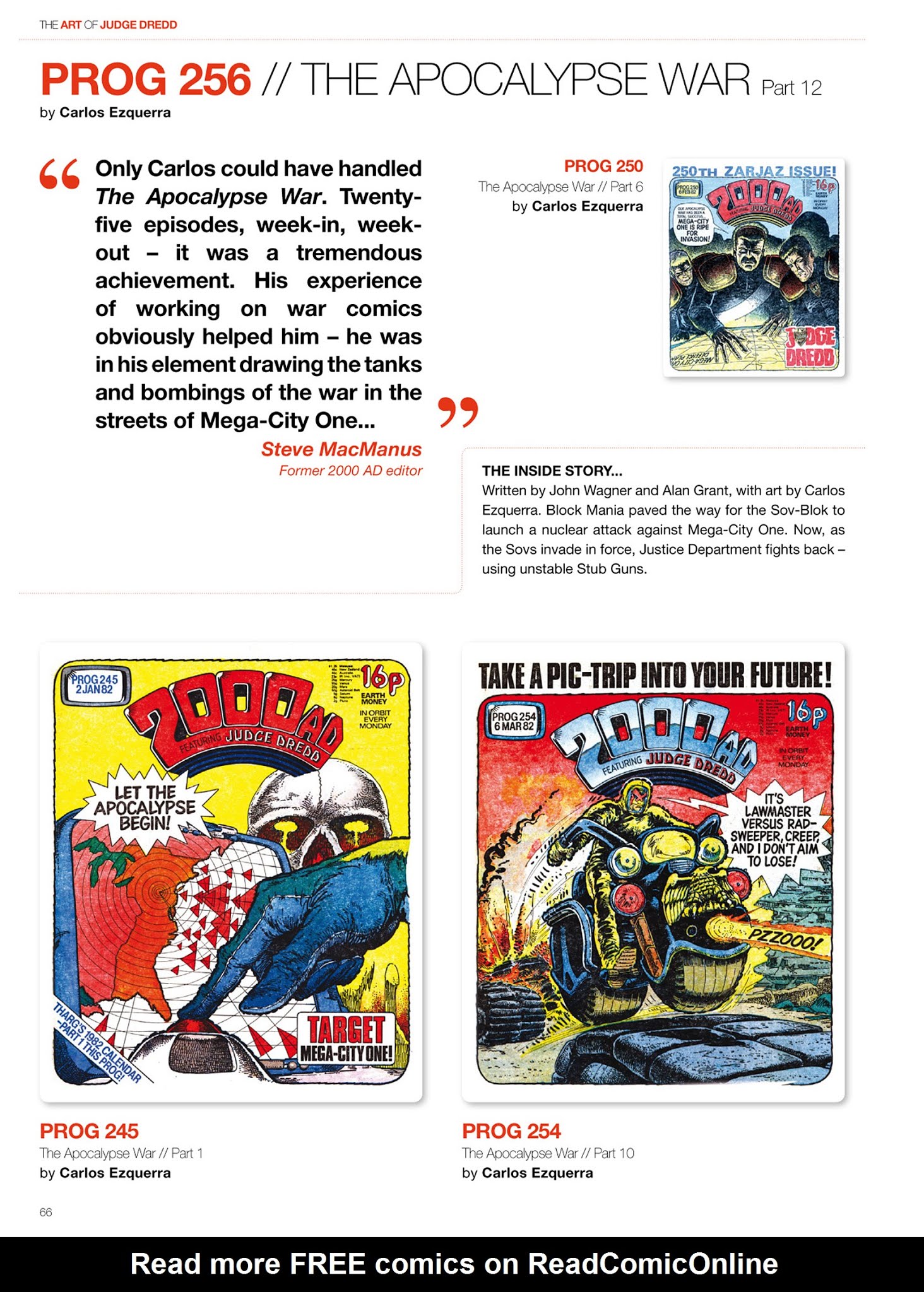 Read online The Art of Judge Dredd: Featuring 35 Years of Zarjaz Covers comic -  Issue # TPB (Part 1) - 65