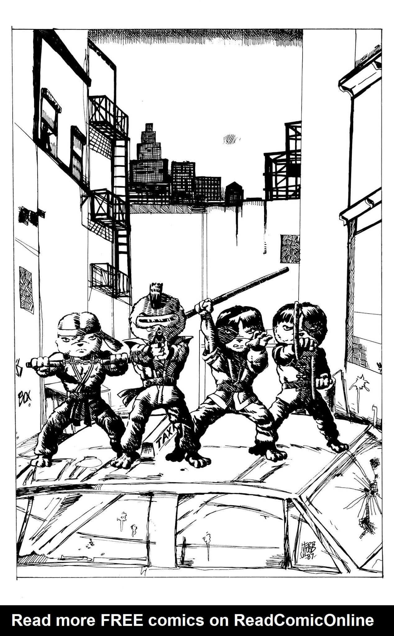 Read online Adolescent Radioactive Black Belt Hamsters comic -  Issue #9 - 24