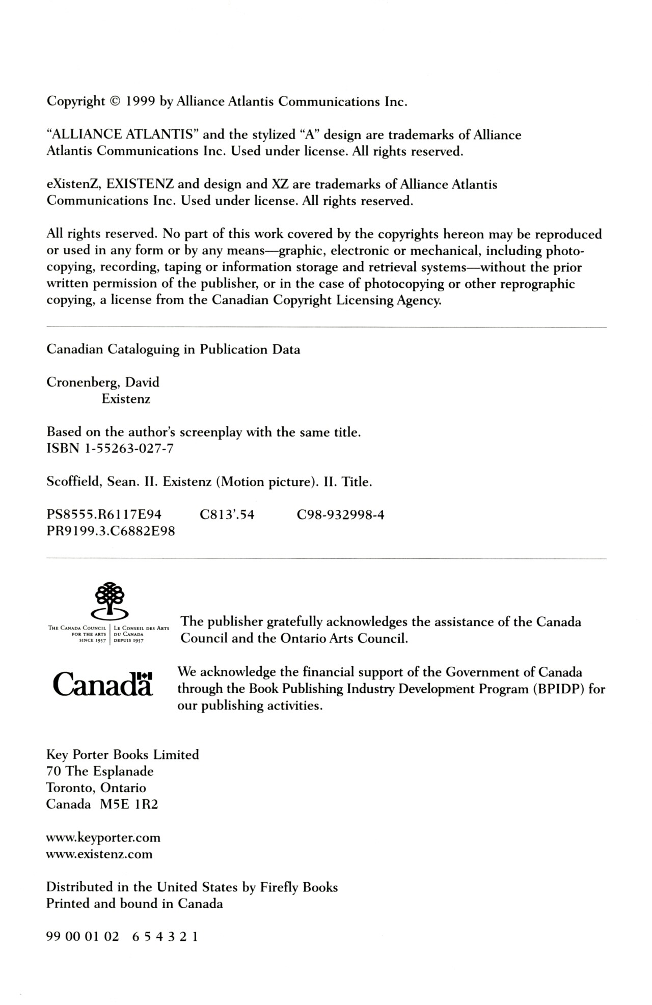 Read online eXistenZ comic -  Issue # TPB - 7