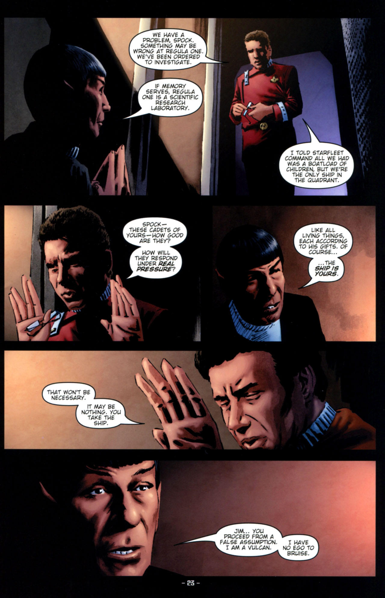 Read online Star Trek: The Wrath Of Khan comic -  Issue #1 - 25