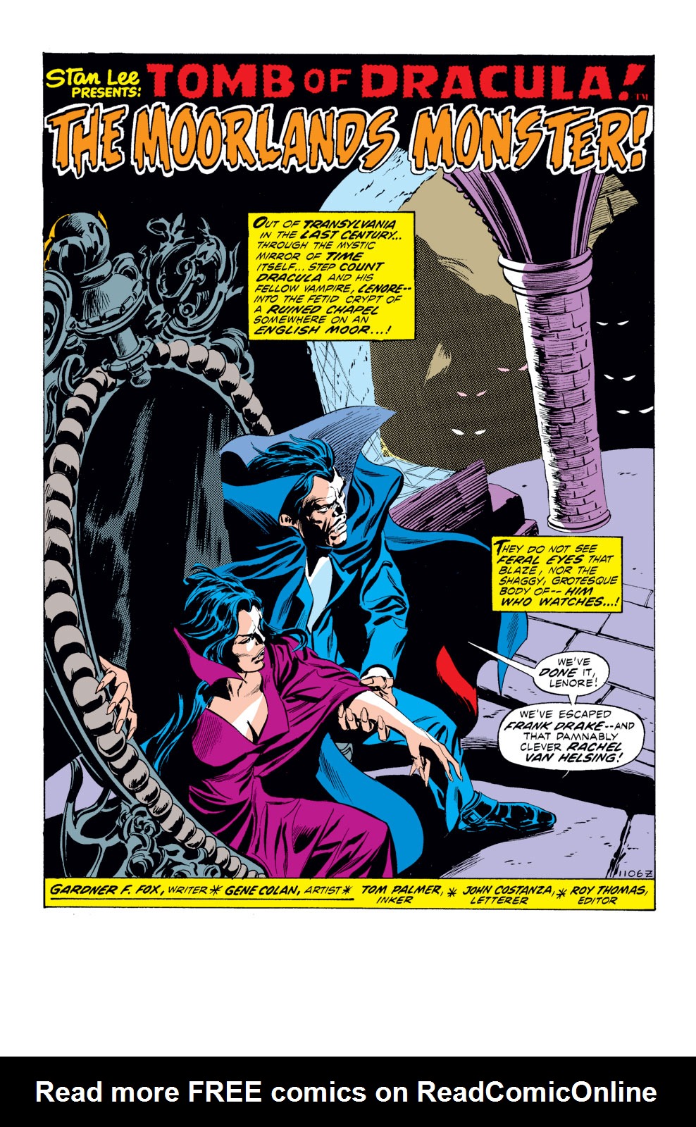 Read online Tomb of Dracula (1972) comic -  Issue #6 - 2