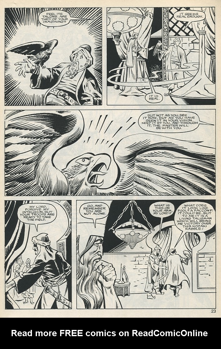 Read online The Savage Sword Of Conan comic -  Issue #131 - 23