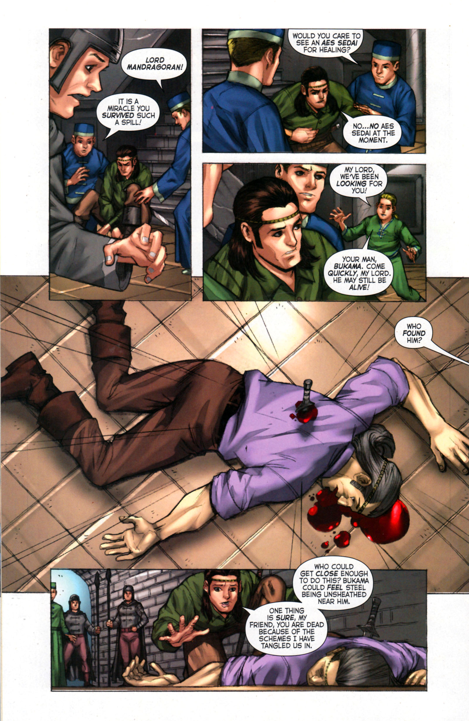 Read online Robert Jordan's The Wheel of Time: New Spring comic -  Issue #8 - 16