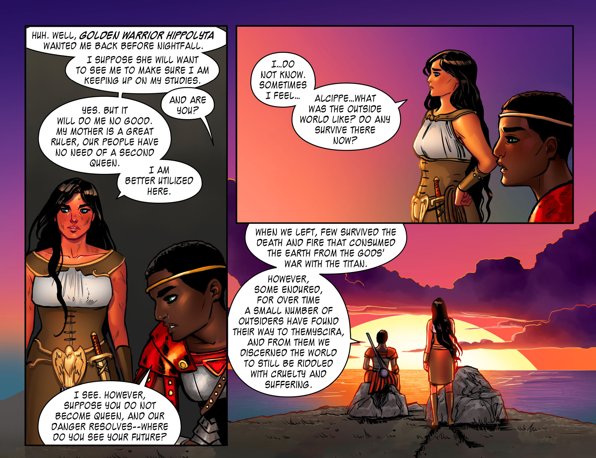 Read online The Legend of Wonder Woman (2015) comic -  Issue #5 - 6