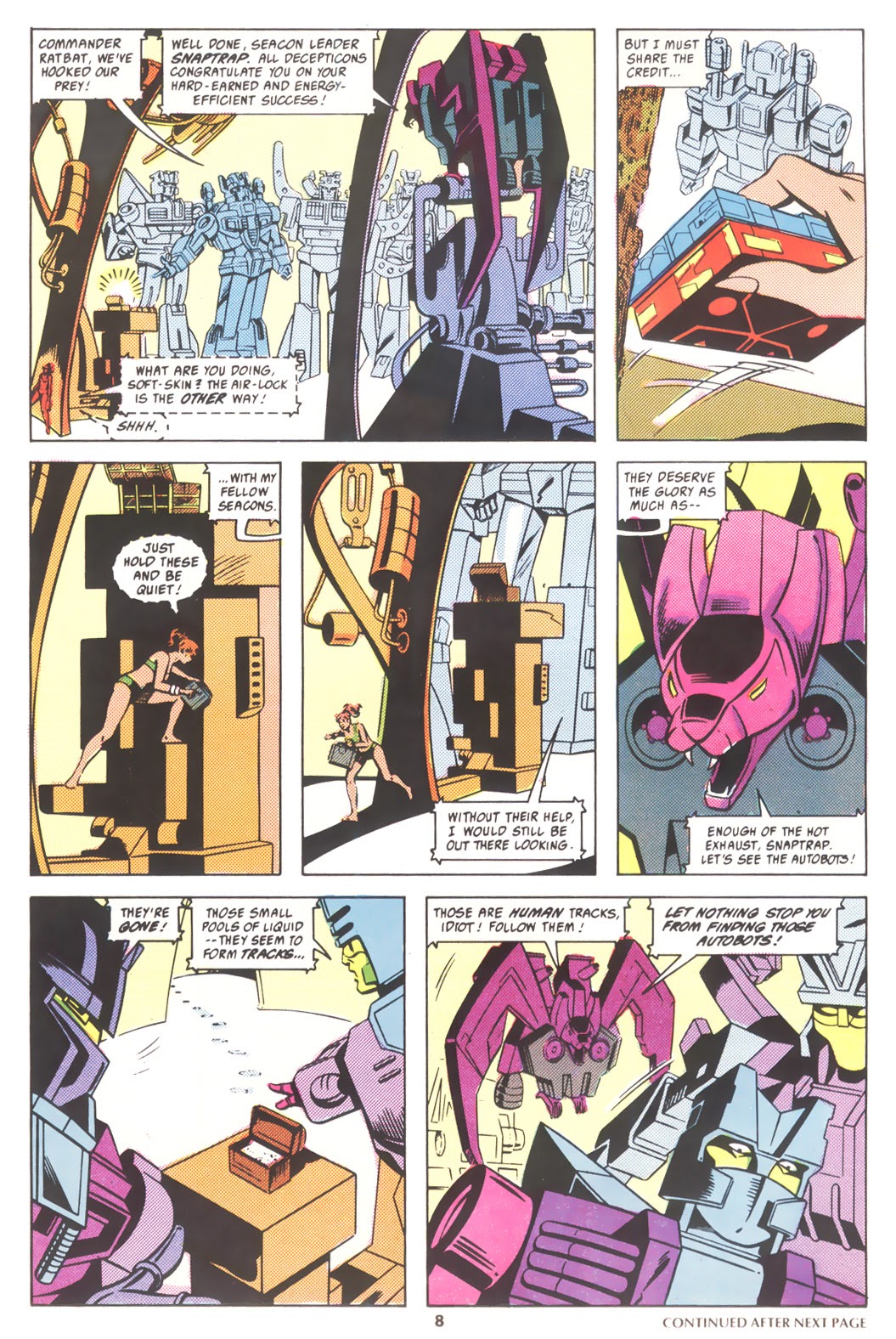 Read online The Transformers (UK) comic -  Issue #195 - 8