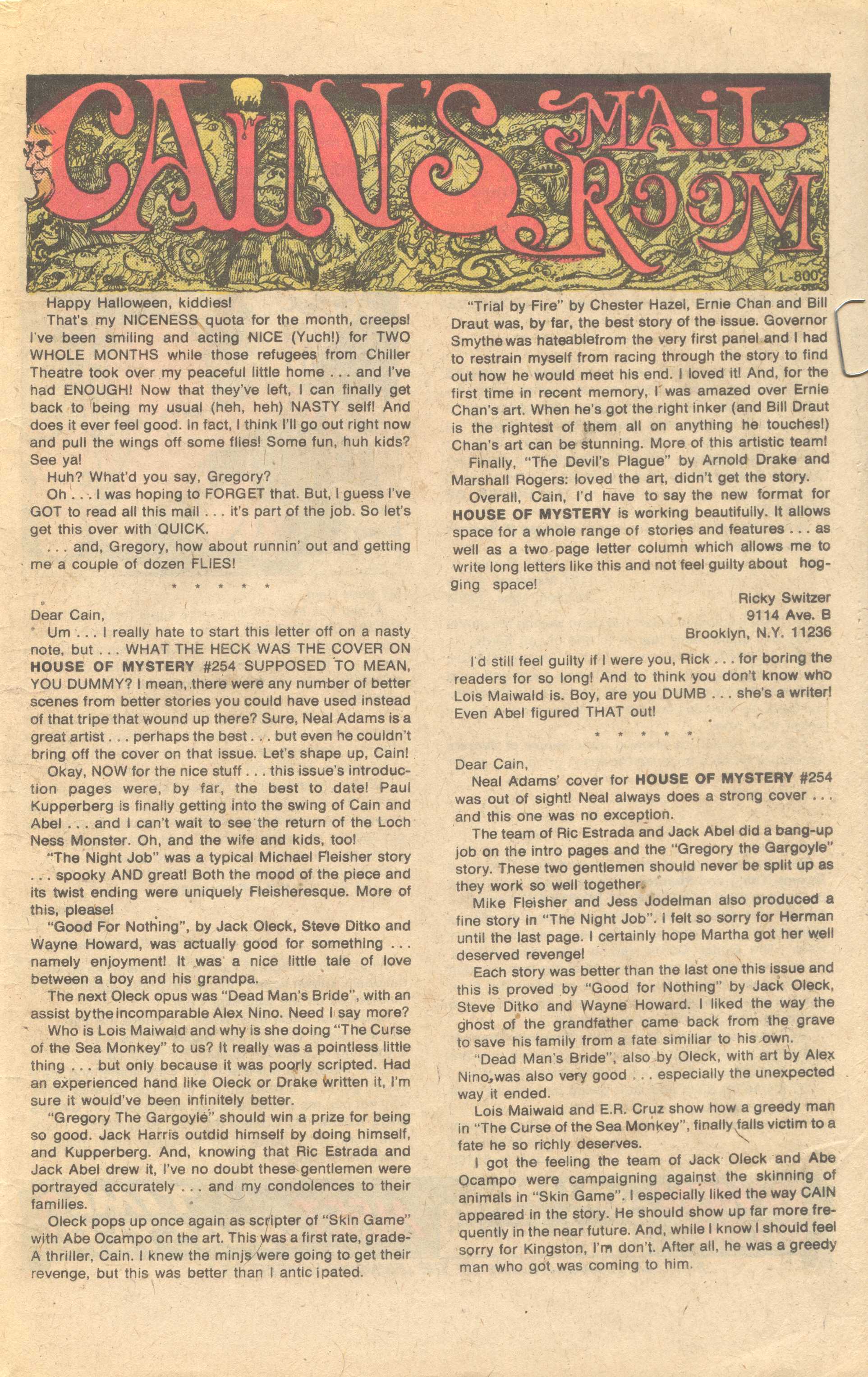 Read online House of Mystery (1951) comic -  Issue #256 - 78