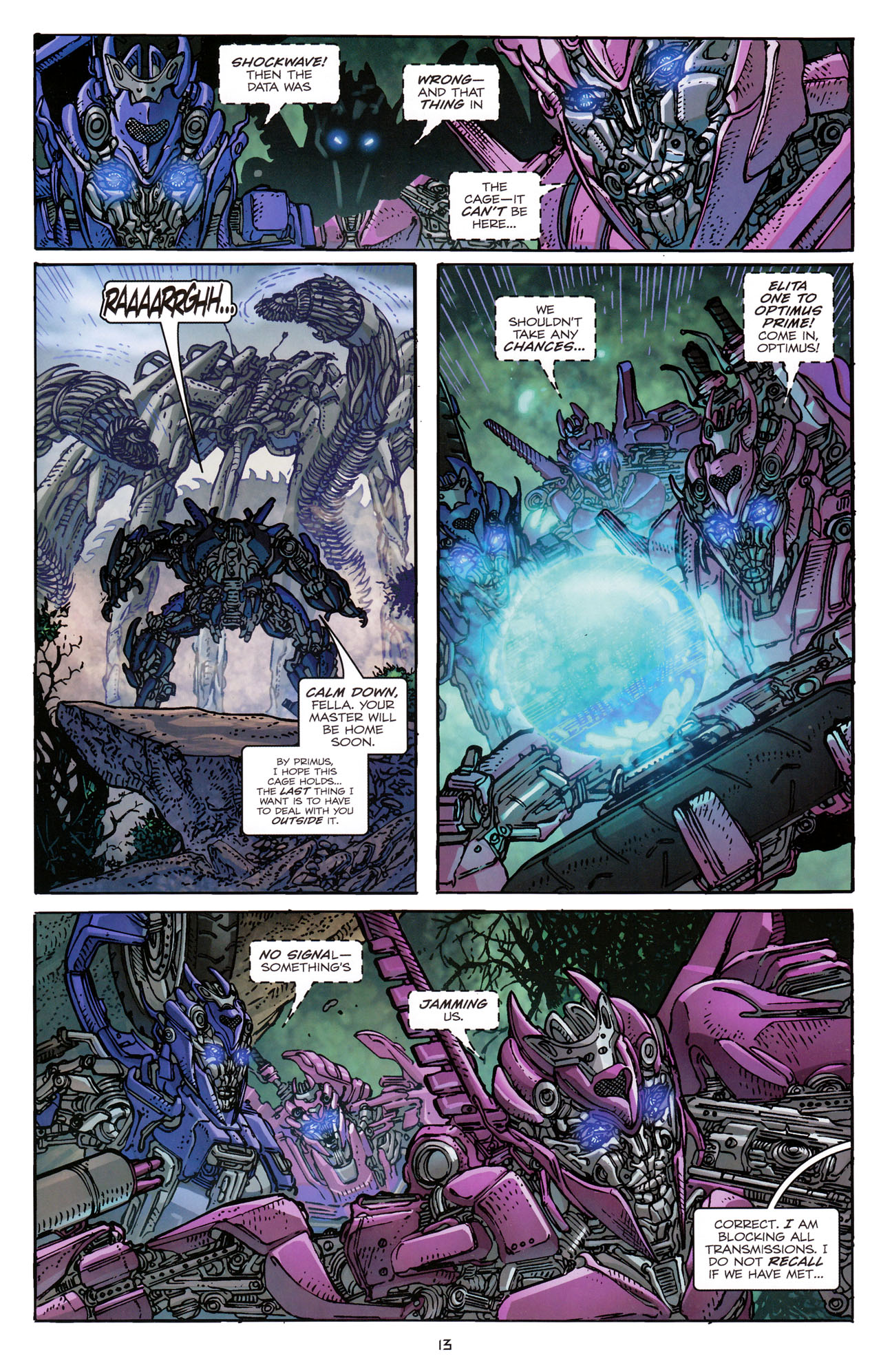 Read online Transformers: Dark of the Moon Rising Storm comic -  Issue #3 - 14