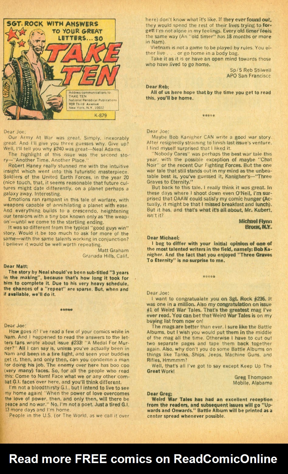 Read online Our Army at War (1952) comic -  Issue #245 - 49