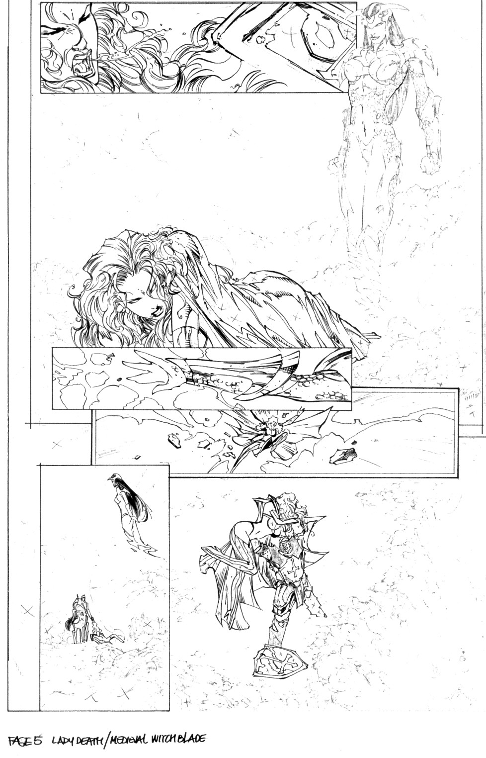 Read online Lady Death/Medieval Witchblade comic -  Issue # _Preview - 13