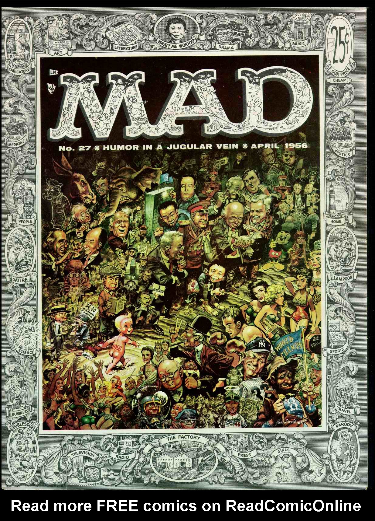 Read online MAD comic -  Issue #27 - 1