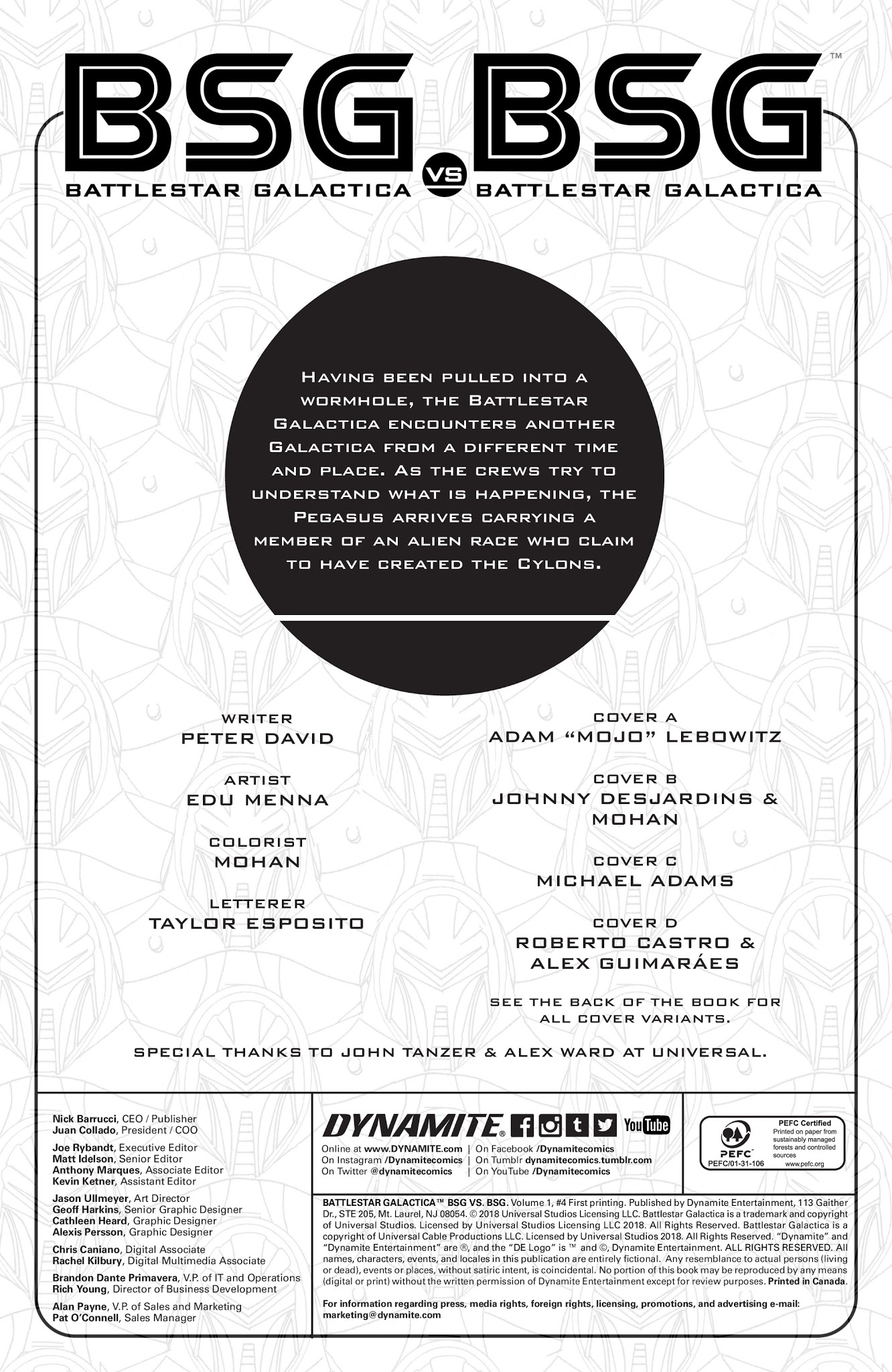 Read online Battlestar Galactica BSG vs. BSG comic -  Issue #4 - 4