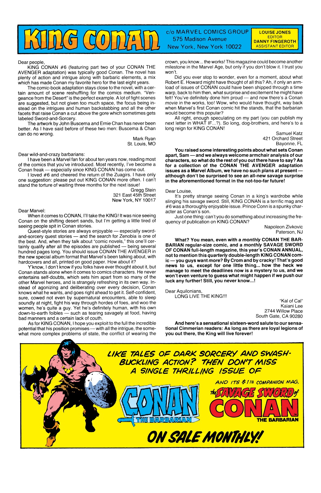 Conan the King: The Original Marvel Years Omnibus issue TPB (Part 4) - Page 10