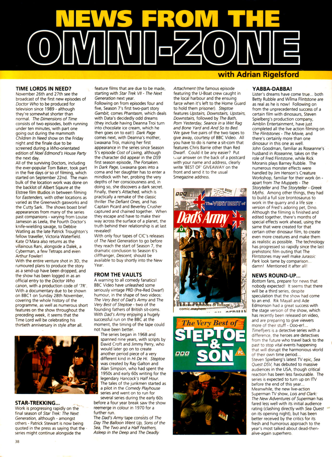 Read online Red Dwarf Smegazine (1993) comic -  Issue #7 - 38