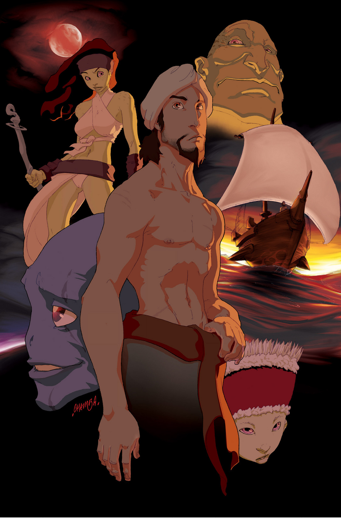 Read online Sinbad: Rogue of Mars comic -  Issue #0 - 17