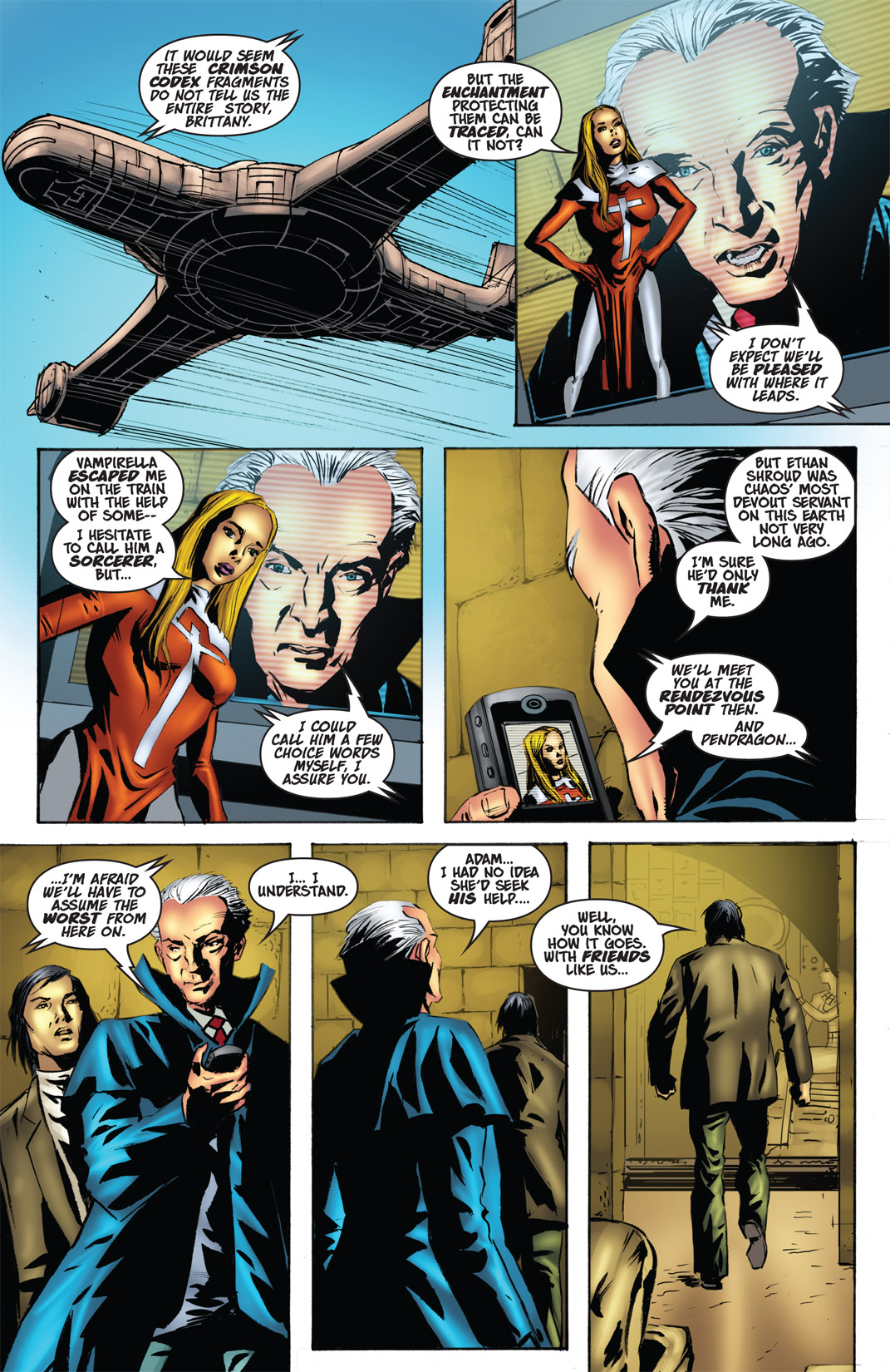 Read online Vampirella and the Scarlet Legion comic -  Issue # TPB - 77