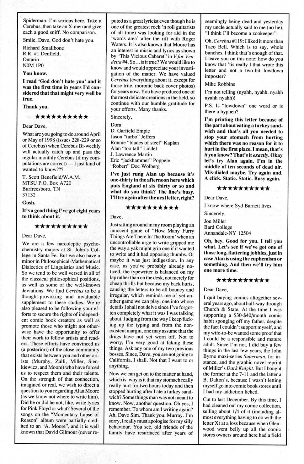 Cerebus Issue #122 #121 - English 25