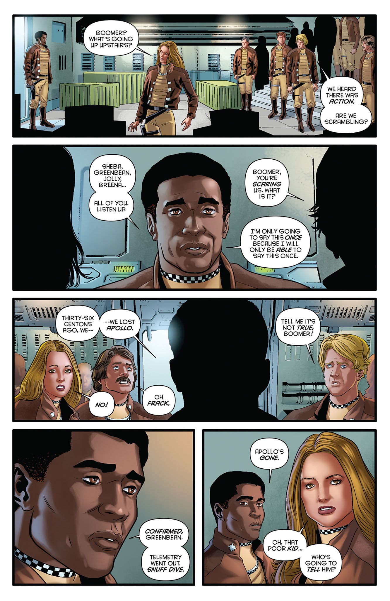 Read online Classic Battlestar Galactica: The Death of Apollo comic -  Issue #2 - 19