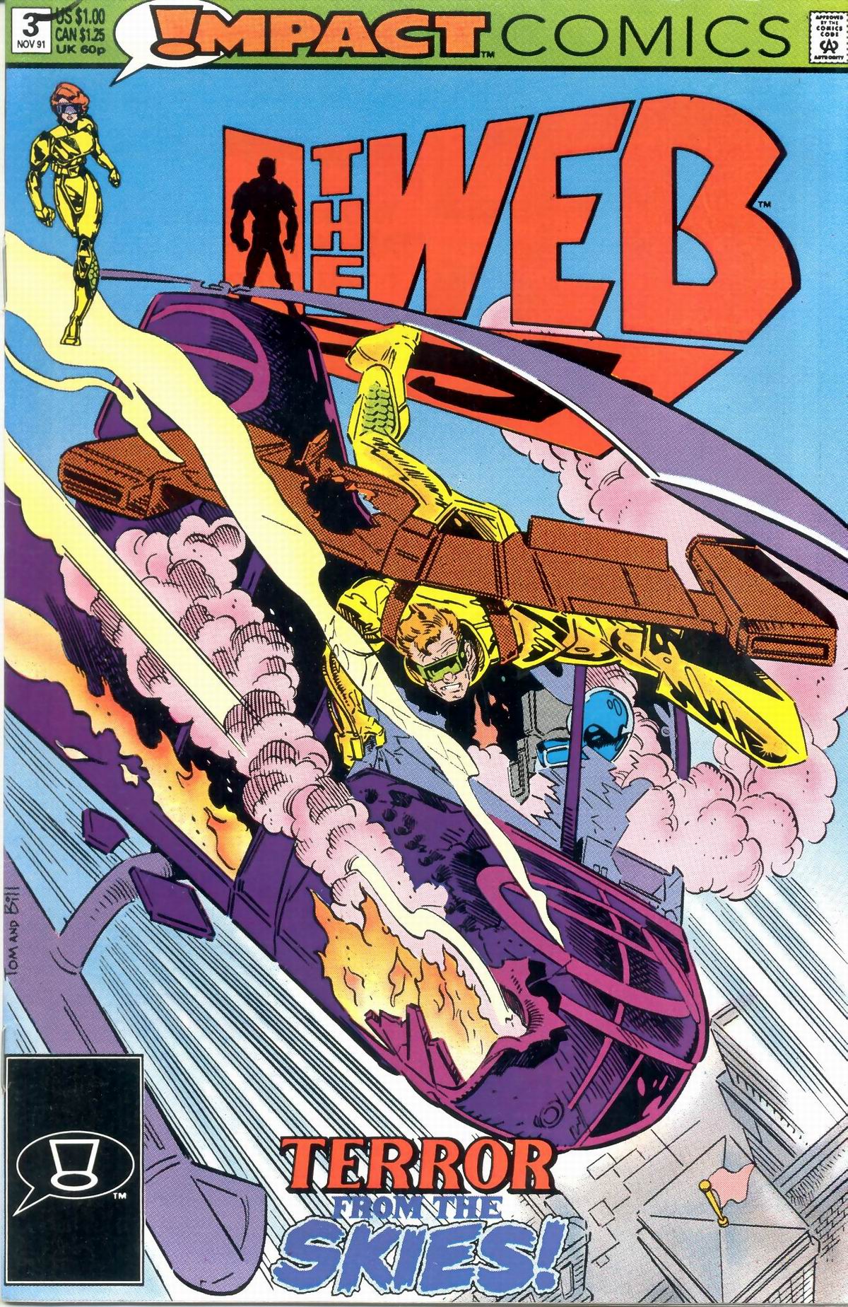 Read online The Web (1991) comic -  Issue #3 - 1