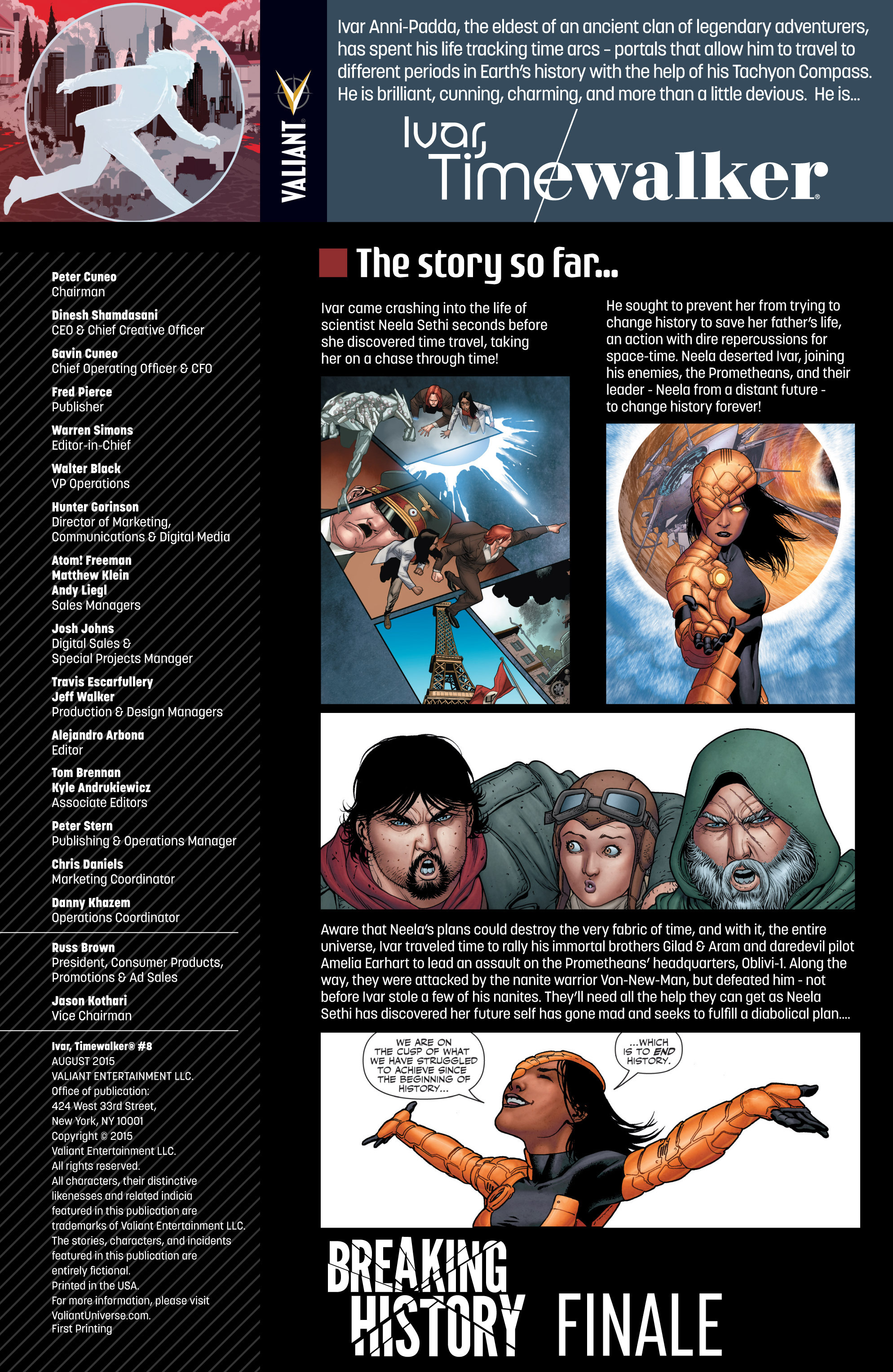 Read online Ivar, Timewalker comic -  Issue #8 - 2