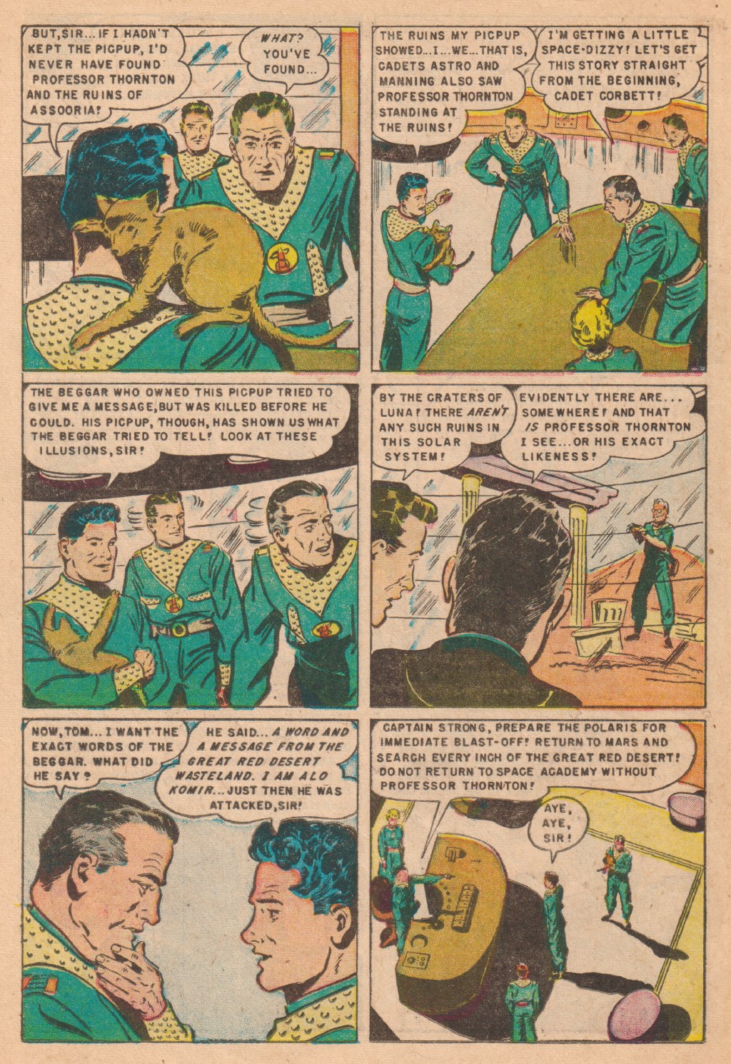 Read online Tom Corbett, Space Cadet comic -  Issue #4 - 14