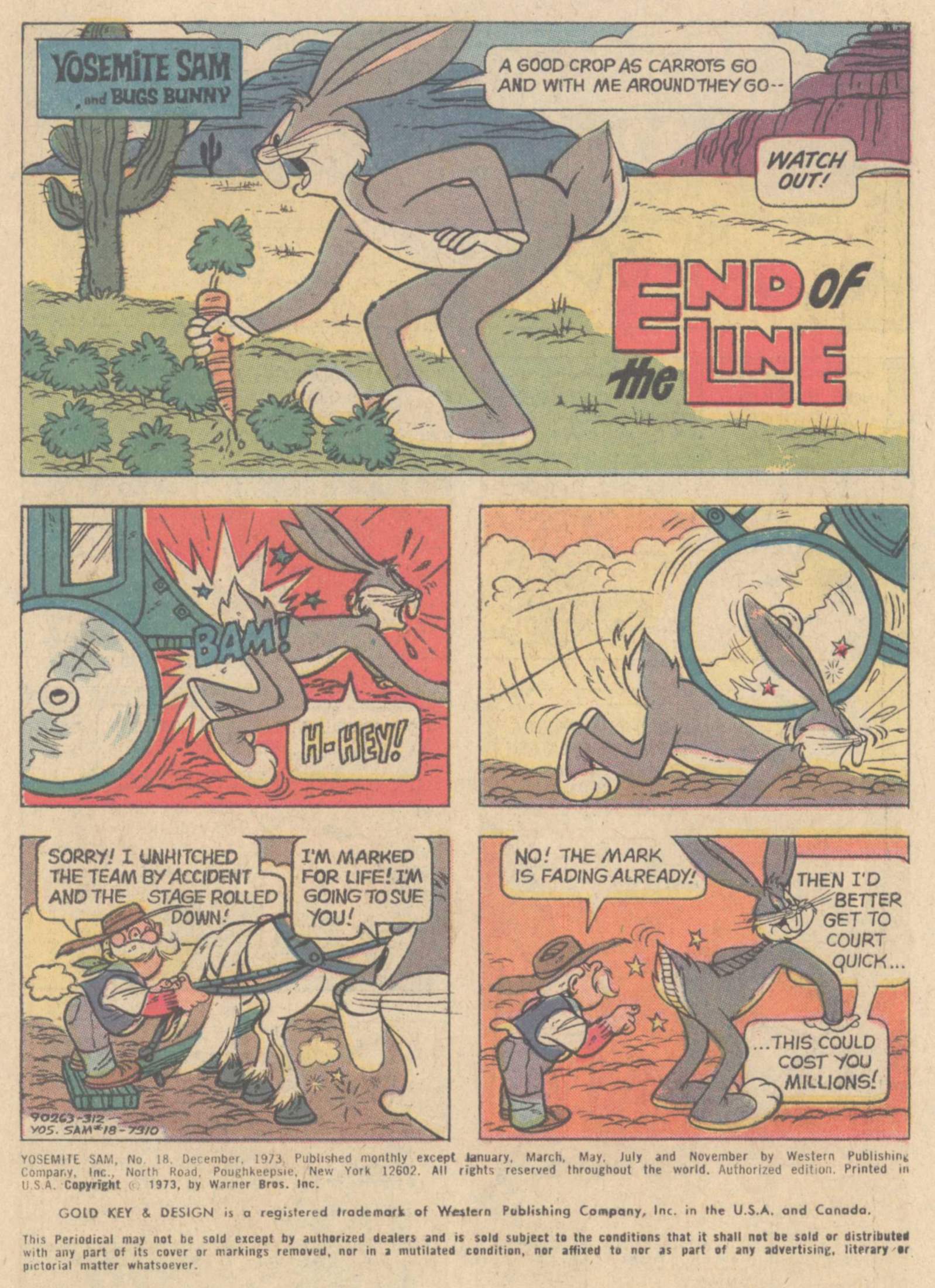 Read online Yosemite Sam and Bugs Bunny comic -  Issue #18 - 3