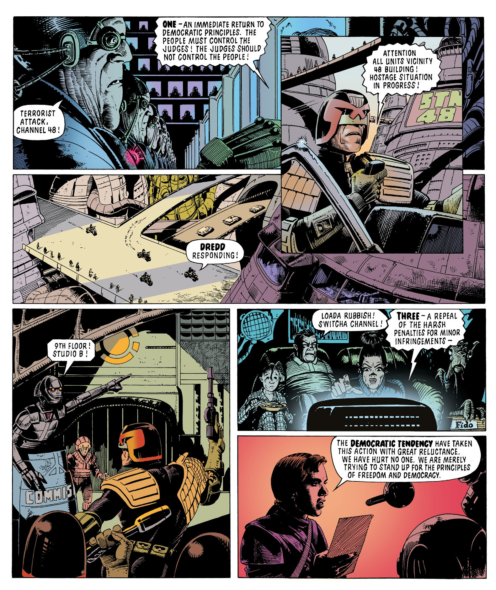 Read online Essential Judge Dredd: America comic -  Issue # TPB (Part 1) - 8