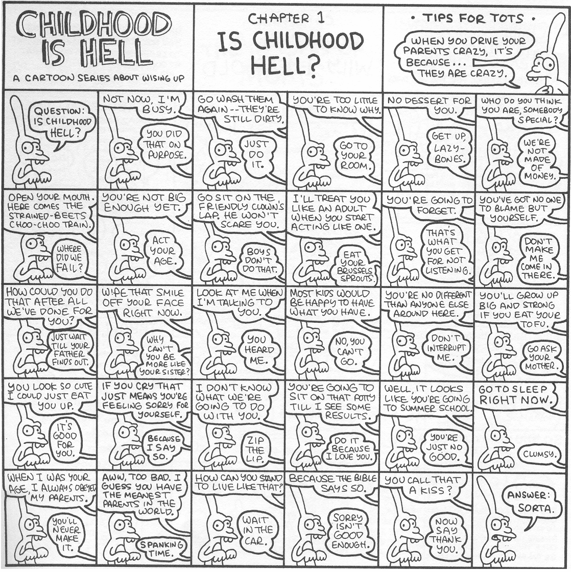 Read online Life In Hell comic -  Issue # TPB Childhood Is Hell - 5