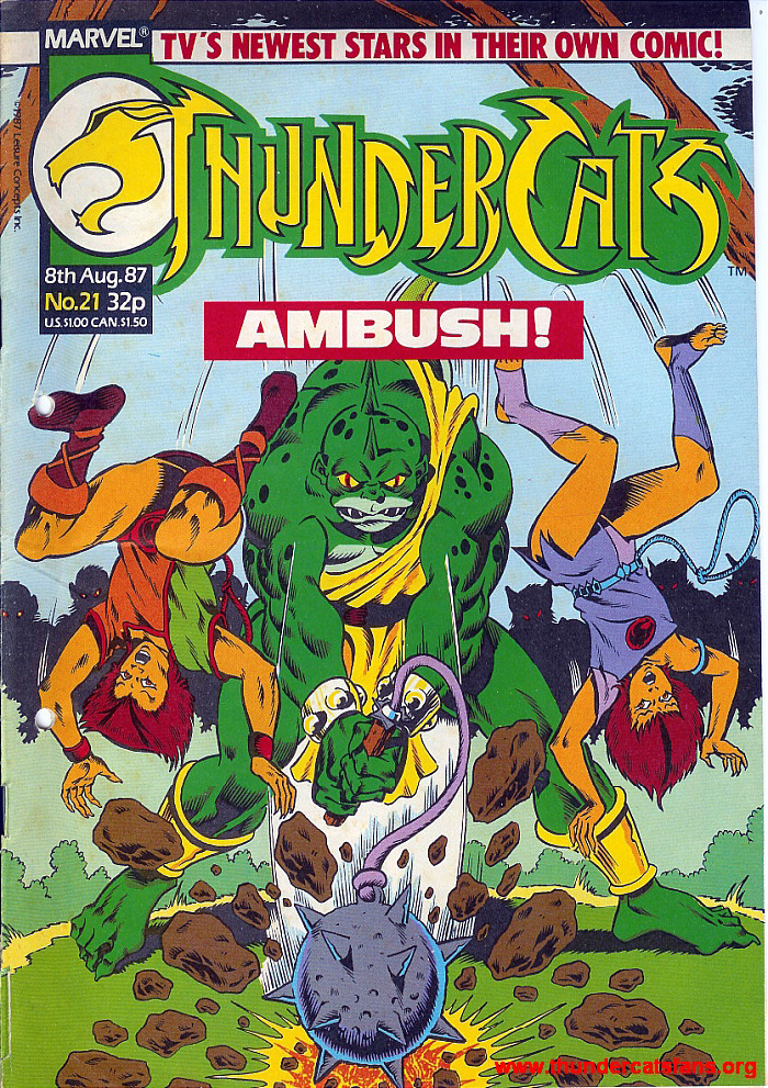 Read online ThunderCats (1987) comic -  Issue #21 - 1
