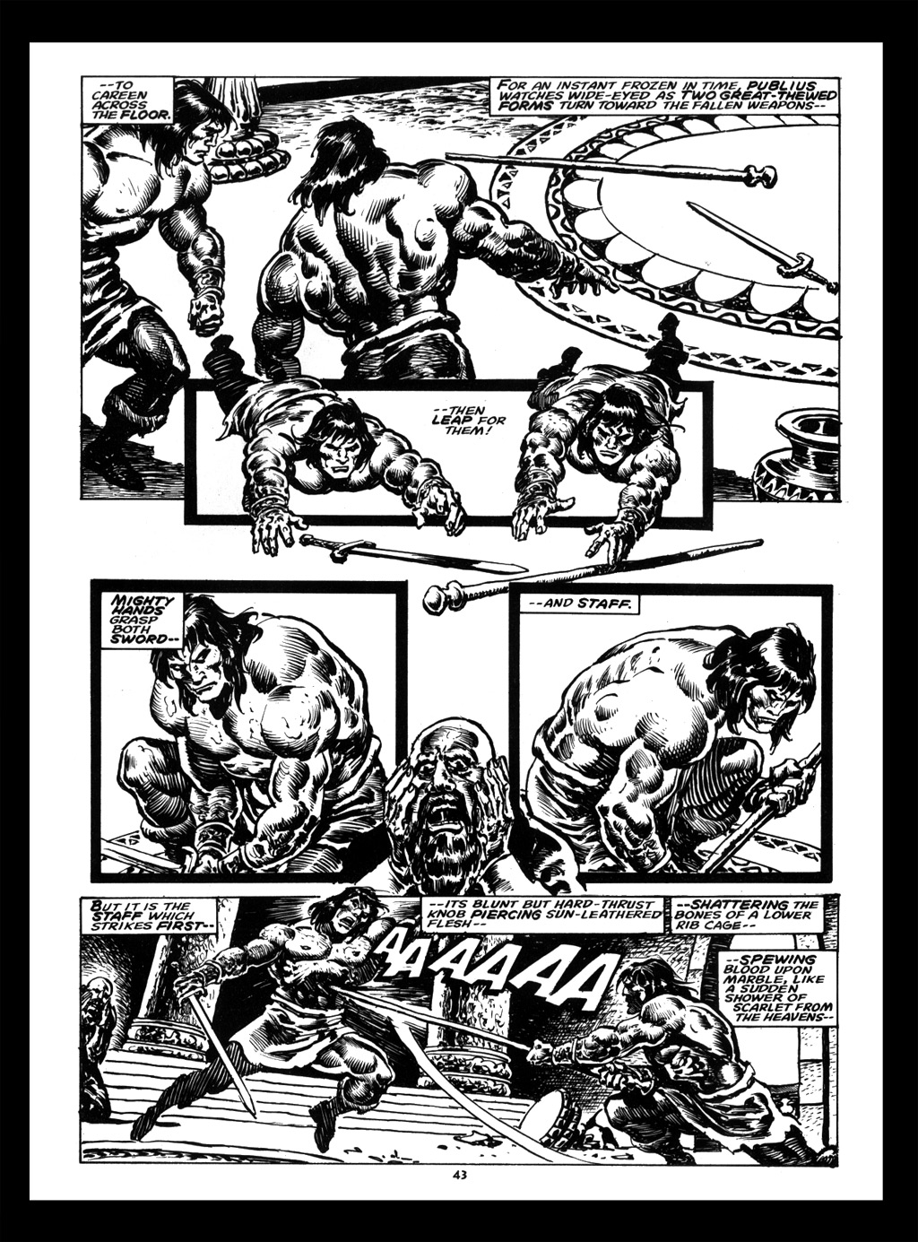 Read online The Savage Sword Of Conan comic -  Issue #214 - 43