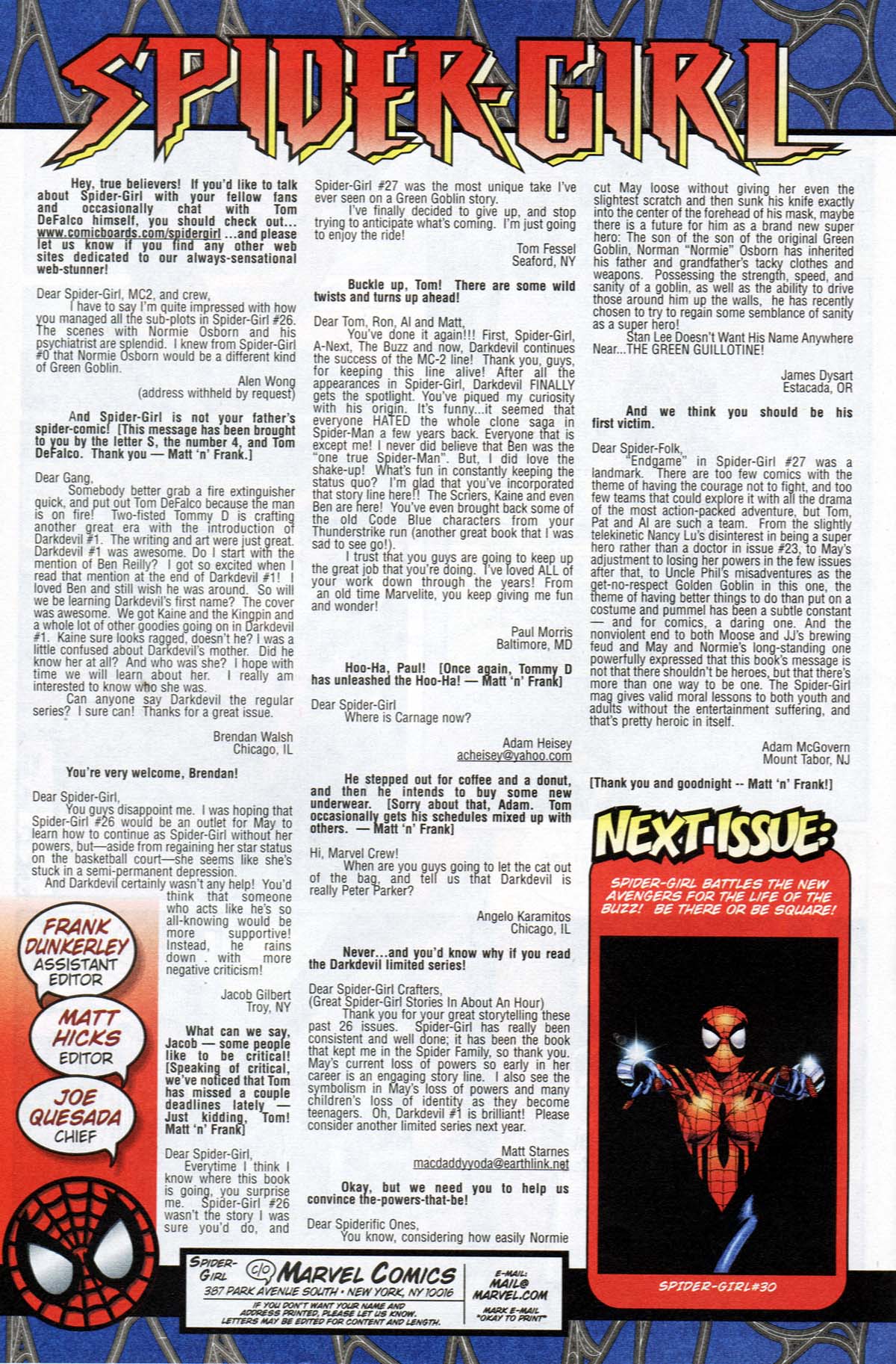 Read online Spider-Girl (1998) comic -  Issue #29 - 25