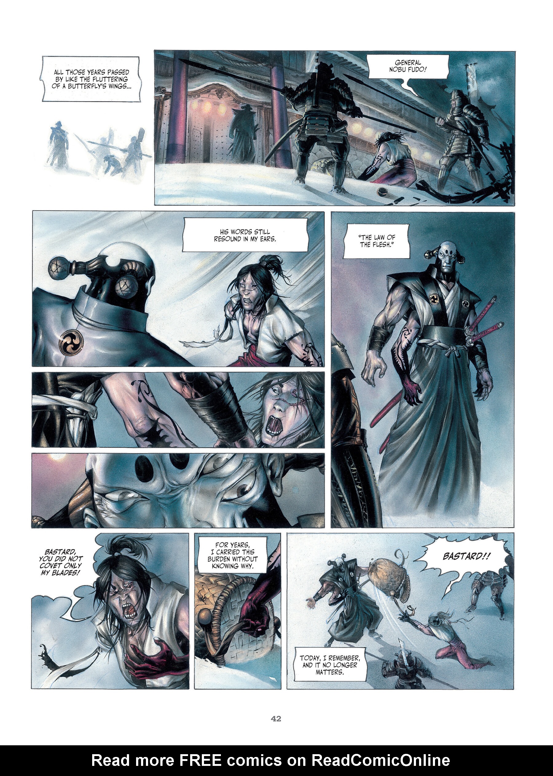 Read online Legends of the Pierced Veil: The Scarlet Blades comic -  Issue # TPB (Part 1) - 42