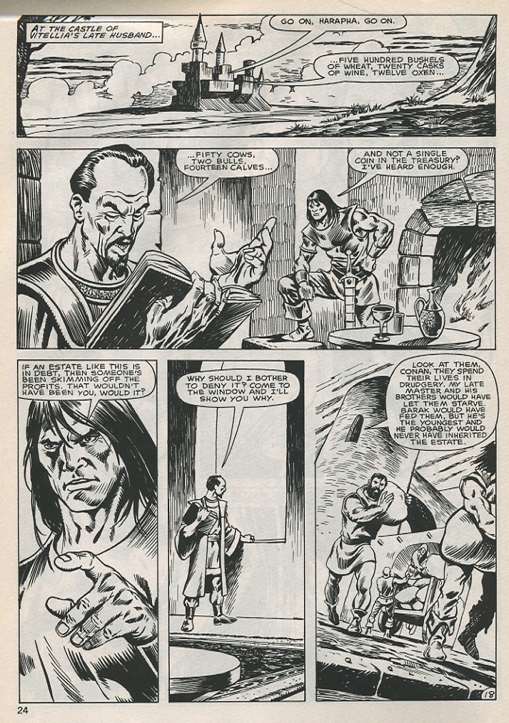 Read online The Savage Sword Of Conan comic -  Issue #130 - 24