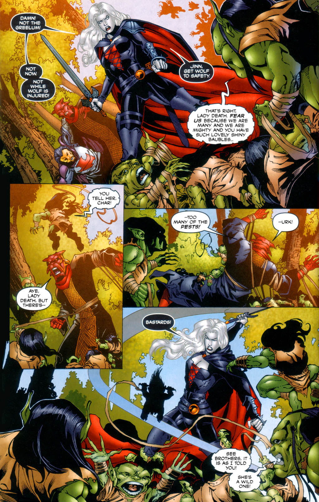 Read online Brian Pulido's Medieval Lady Death comic -  Issue #2 - 9