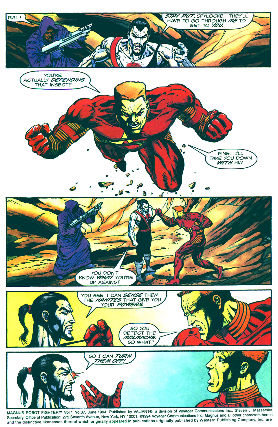 Read online Magnus Robot Fighter (1991) comic -  Issue #37 - 3