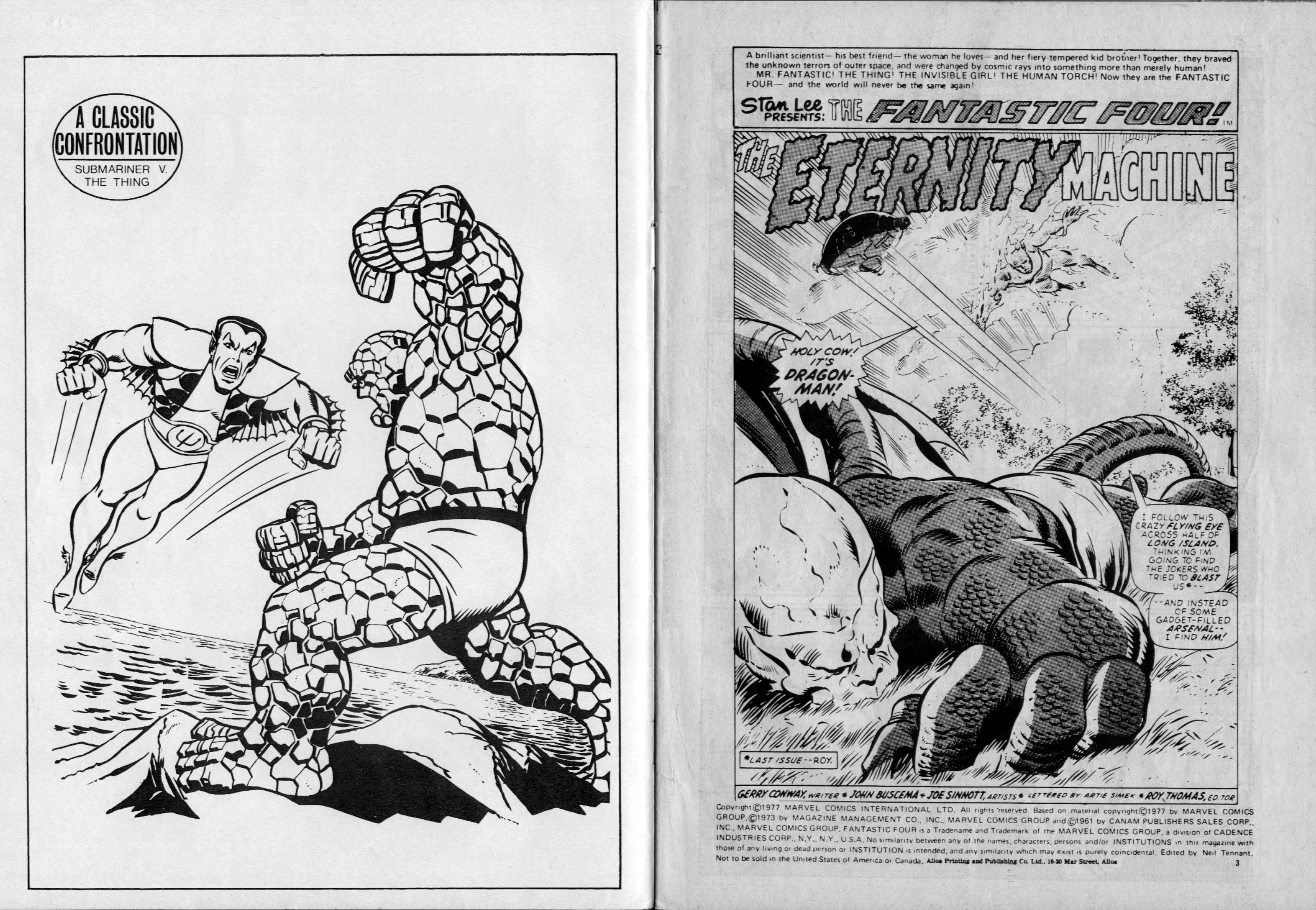 Read online Complete Fantastic Four comic -  Issue #3 - 2