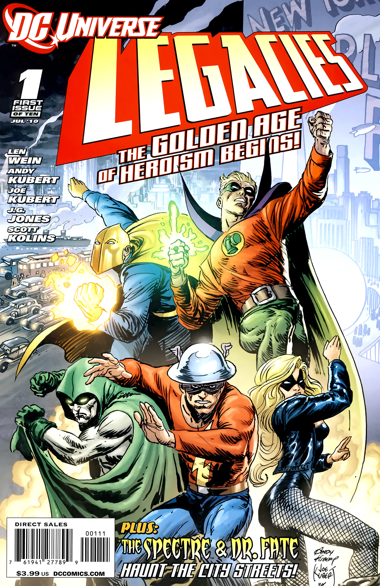 Read online DCU: Legacies comic -  Issue #1 - 1