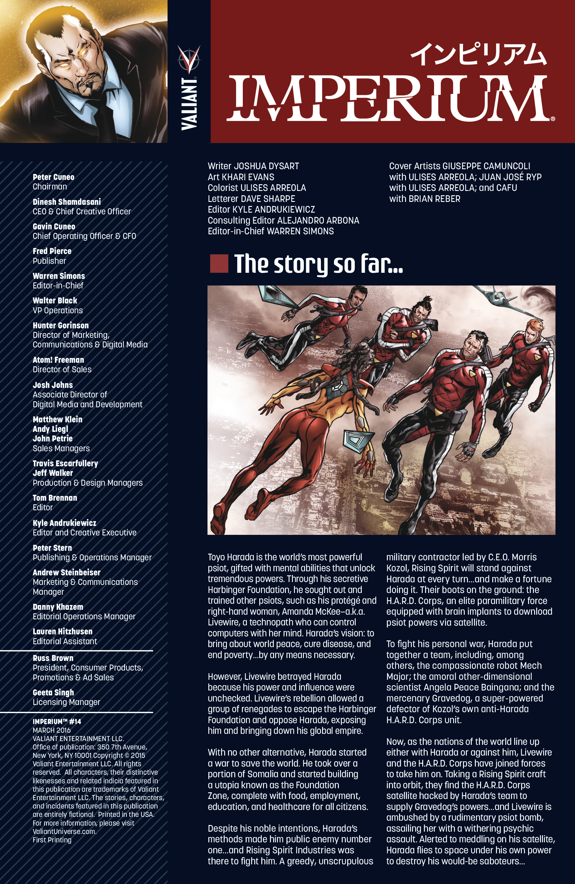 Read online Imperium comic -  Issue #14 - 2
