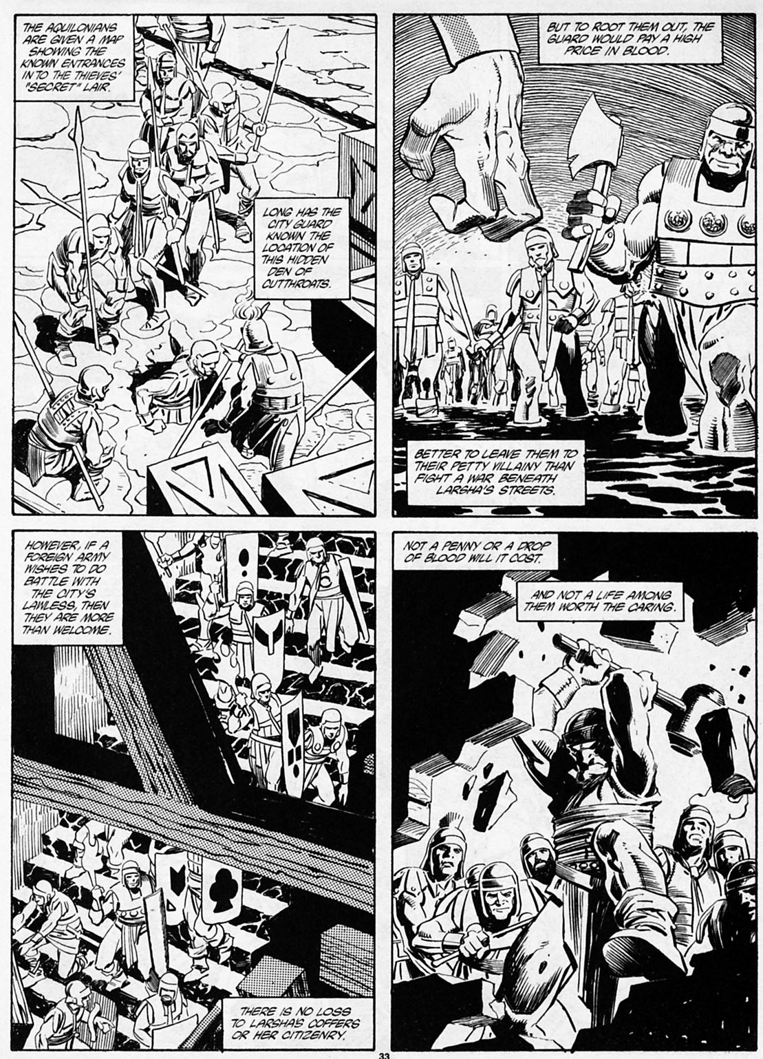 The Savage Sword Of Conan issue 186 - Page 35