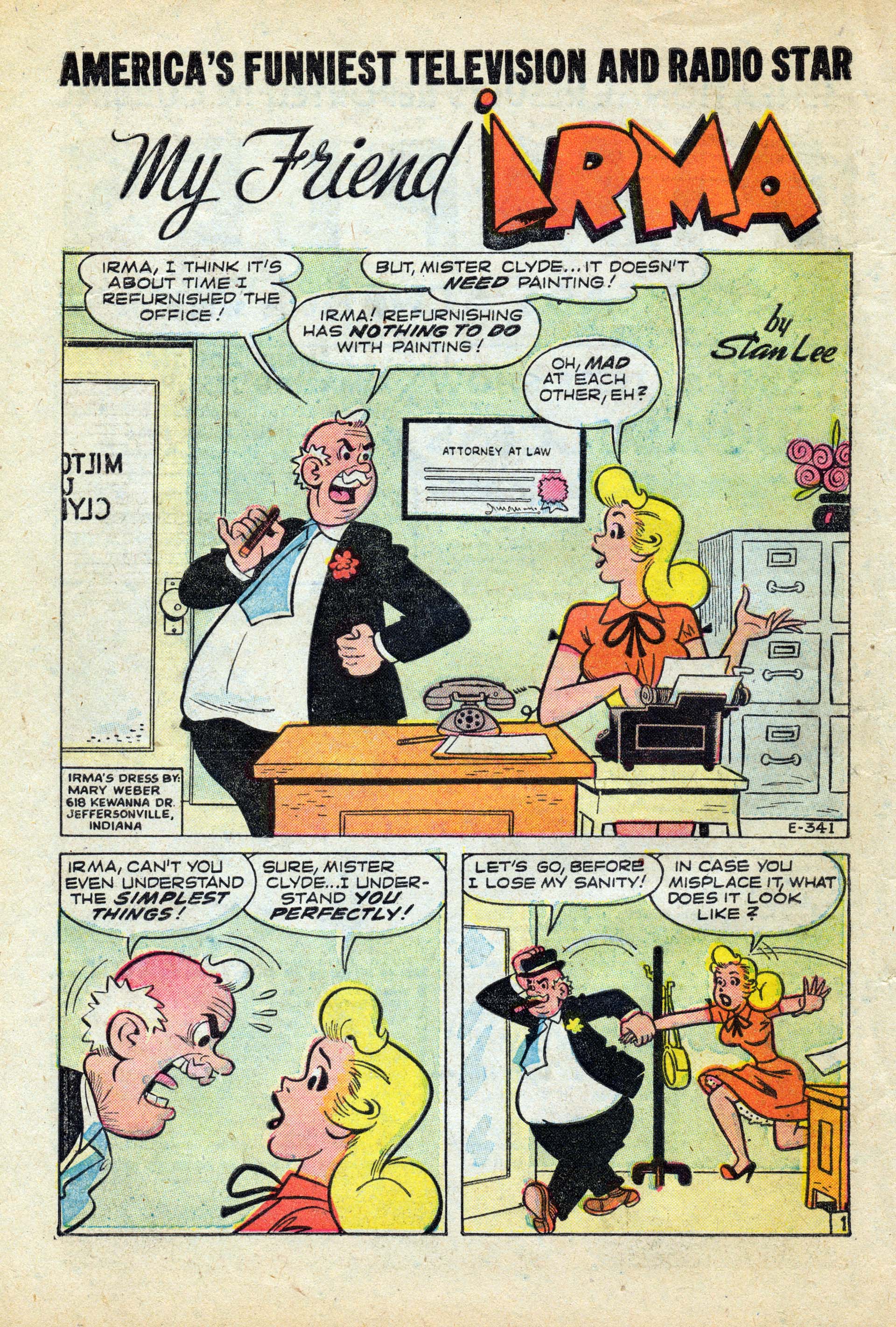 Read online My Friend Irma comic -  Issue #43 - 10