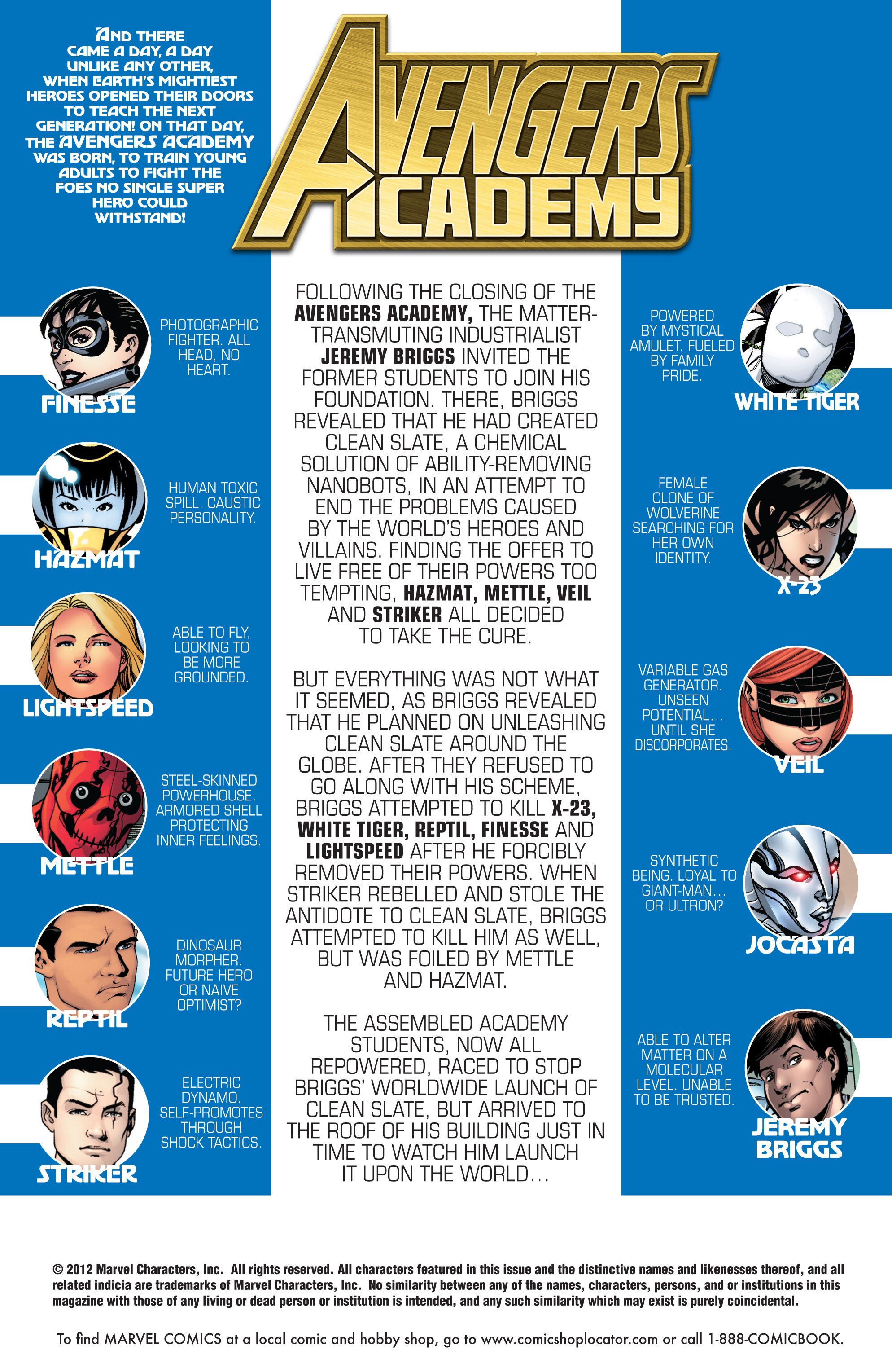 Read online Avengers Academy comic -  Issue # _TPB Final Exams - 73