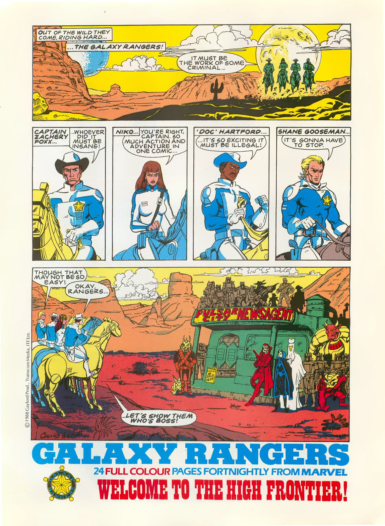 Read online Adventures of the Galaxy Rangers comic -  Issue #3 - 14