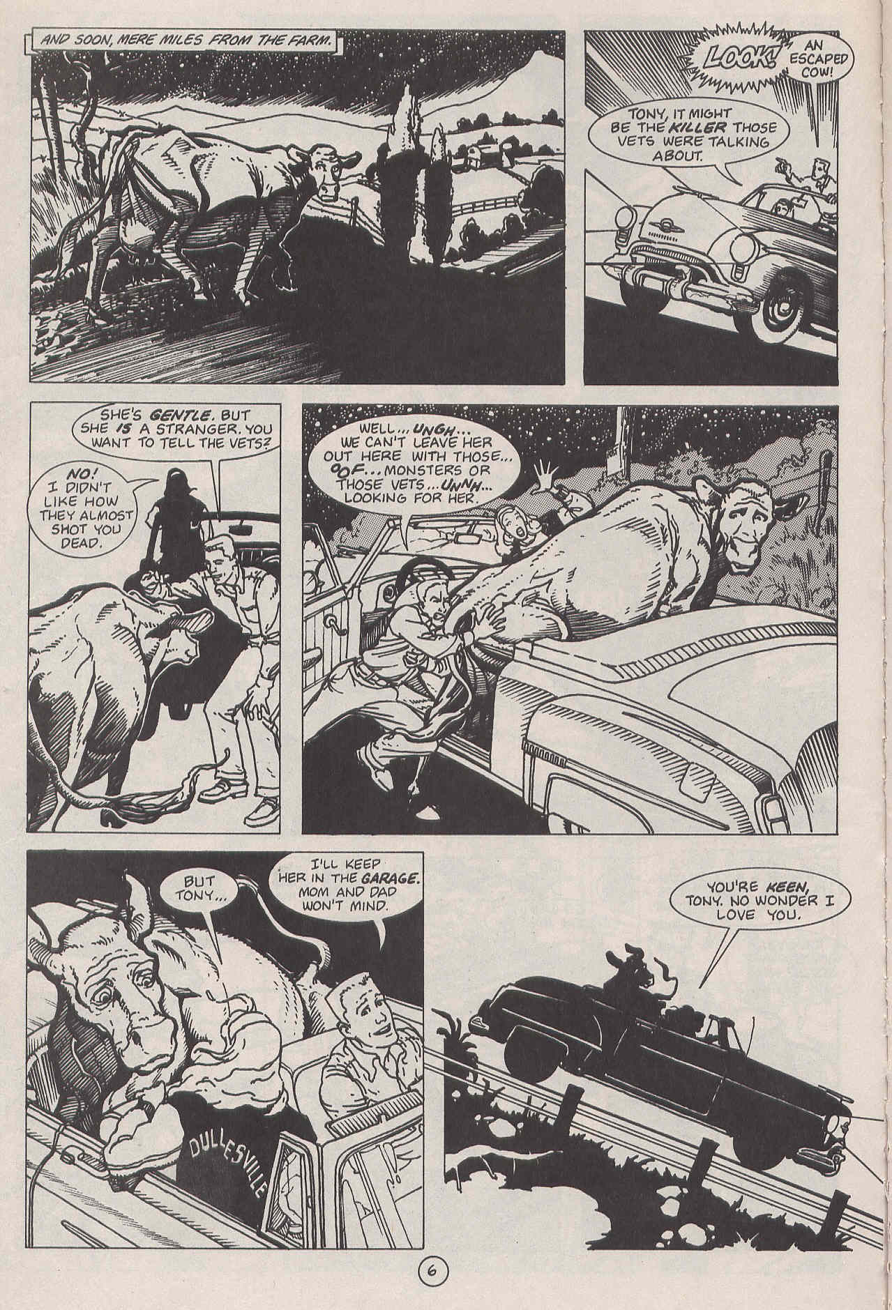 Read online Man-Eating Cow comic -  Issue #6 - 7