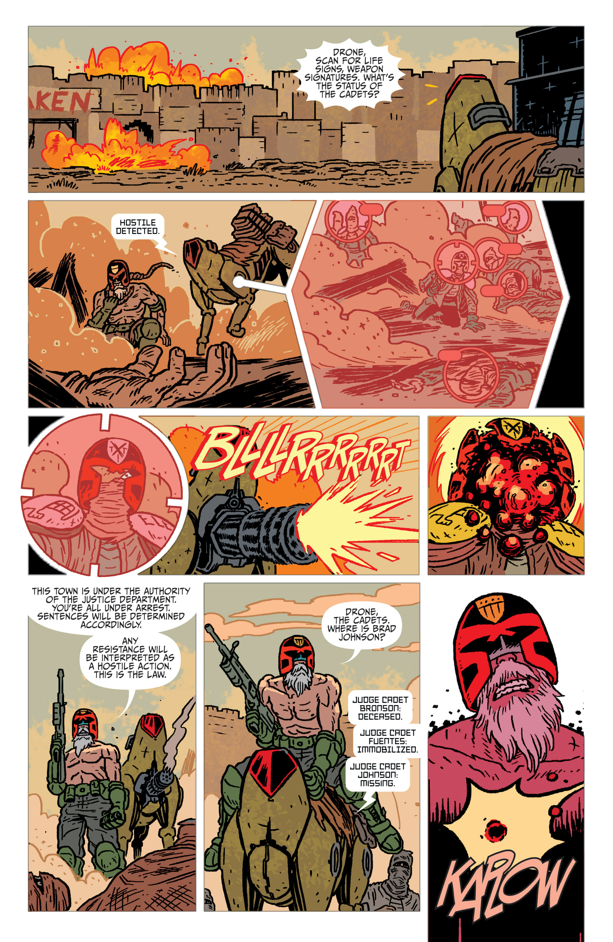 Read online Judge Dredd: The Blessed Earth comic -  Issue #1 - 19