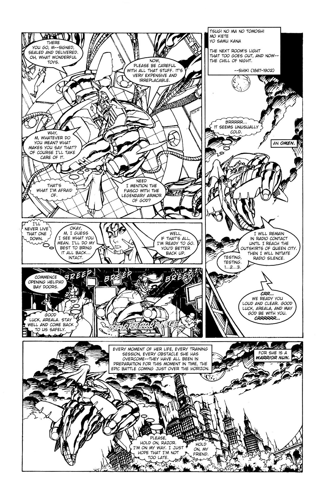 Read online Razor and Warrior Nun Areala: Dark Prophecy comic -  Issue #2 - 9