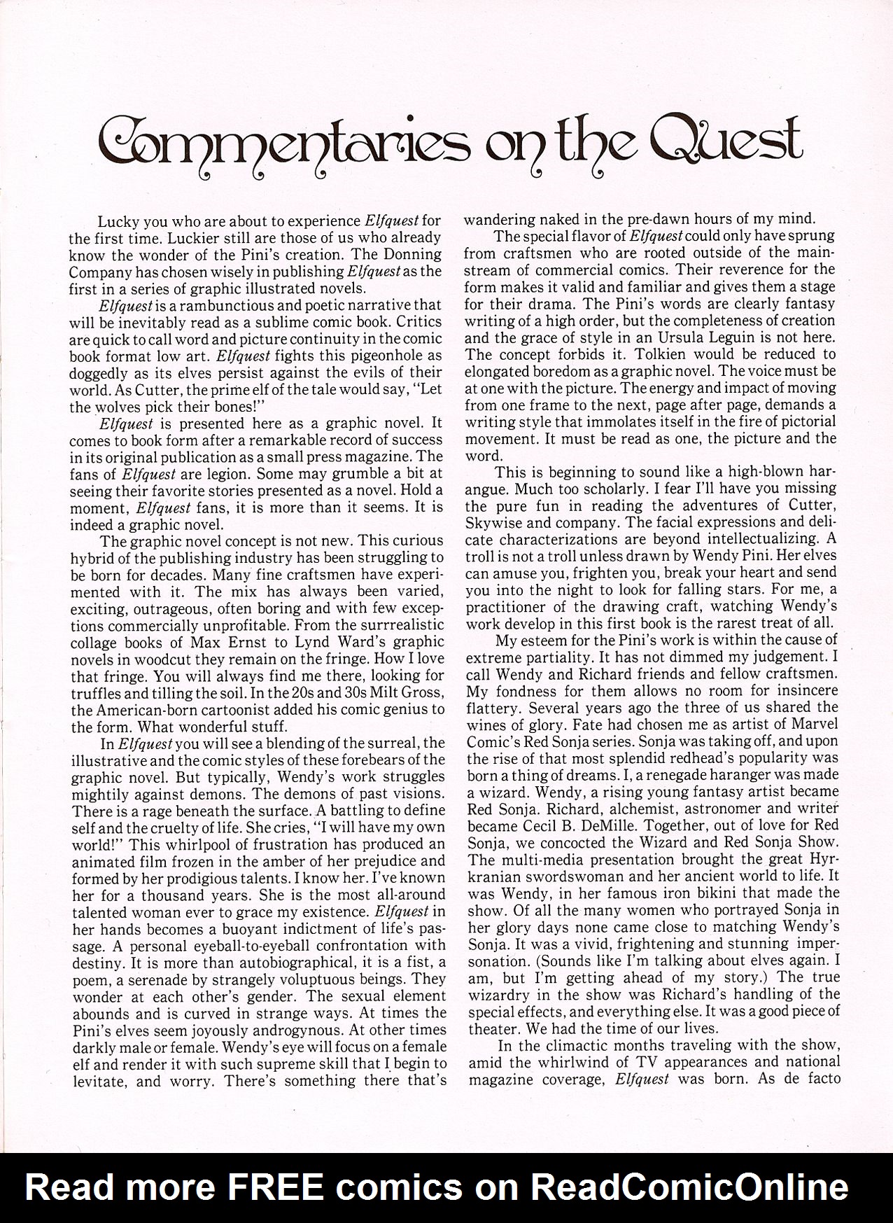 Read online ElfQuest (Starblaze Edition) comic -  Issue # TPB 1 - 5